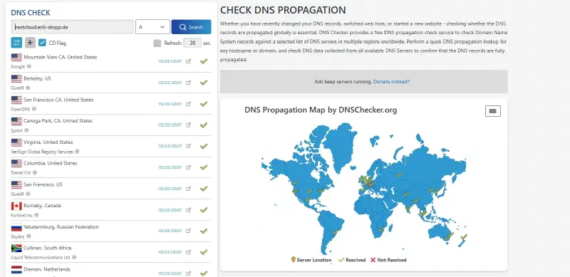 DNS Checker